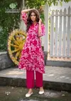Flower Velly Vol 2 By Vaniska Aline Cut Kurti With Bottom Wholesale Suppliers In Mumbai